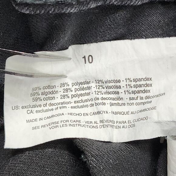 Jessica Simpson Jeans Womens 10 Washed Black High Rise Skinny Stretch Denim - Picture 5 of 11